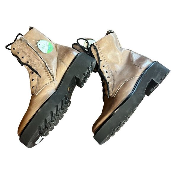 Paul Green Joan Taupe Lace Up Bootie NWOB Size 3 1/2 or US 6 - Picture 3 of 7